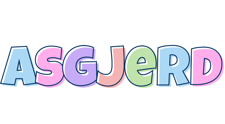 Asgjerd pastel logo