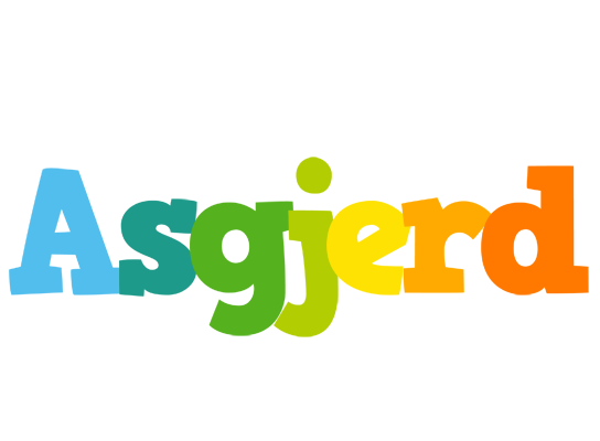 Asgjerd rainbows logo