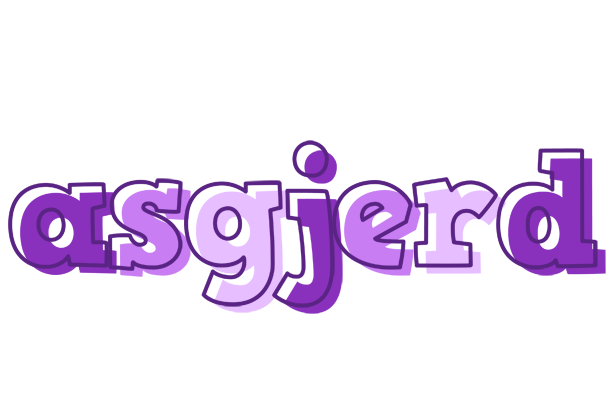 Asgjerd sensual logo