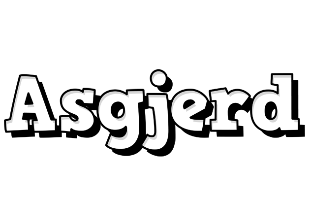 Asgjerd snowing logo