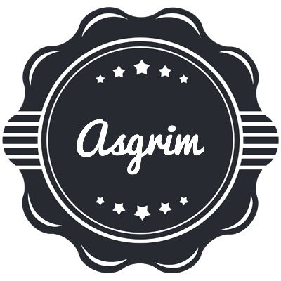 Asgrim badge logo