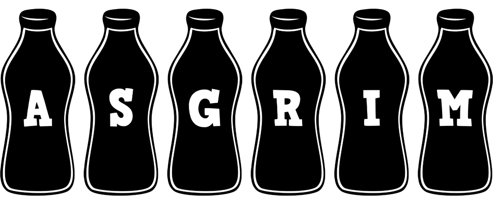 Asgrim bottle logo