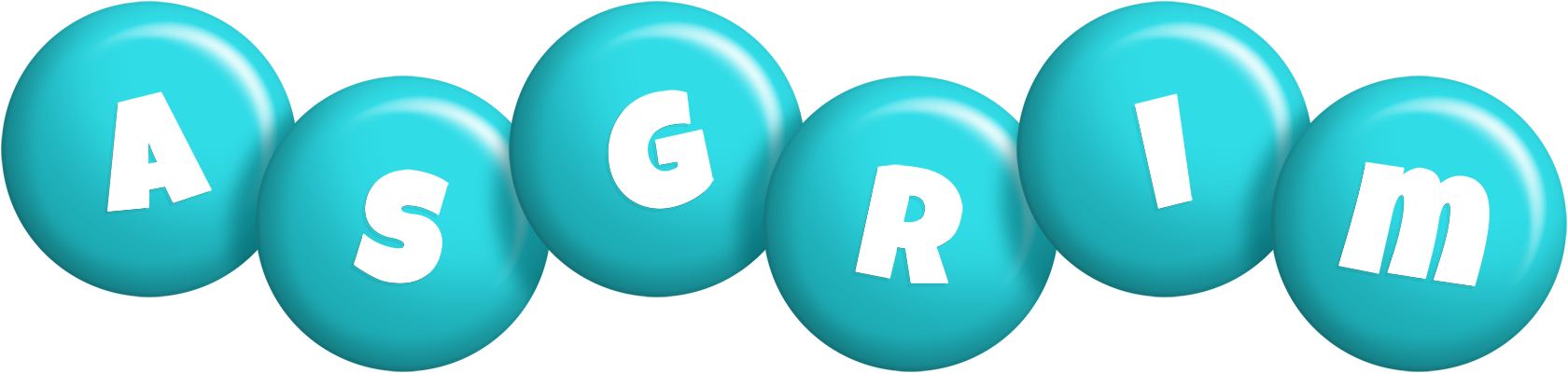 Asgrim candy-azur logo