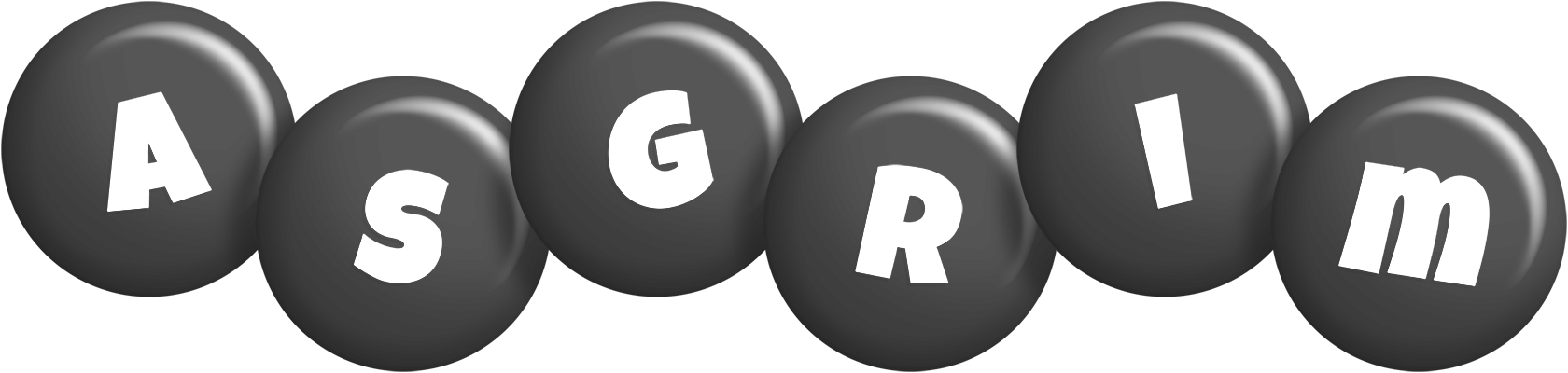 Asgrim candy-black logo