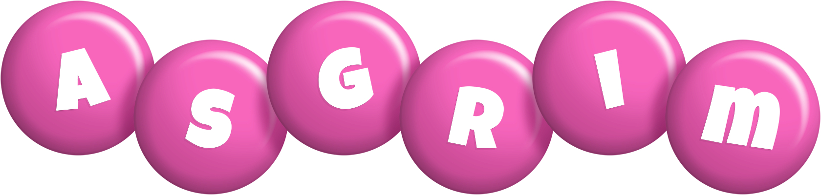 Asgrim candy-pink logo