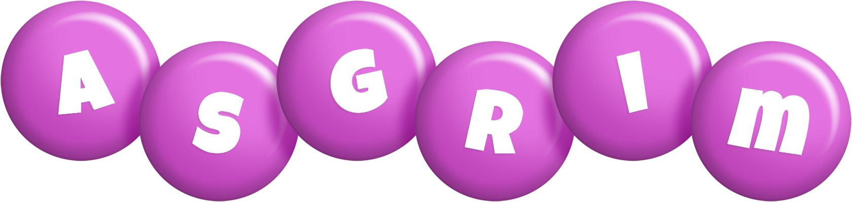 Asgrim candy-purple logo
