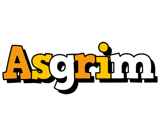Asgrim cartoon logo