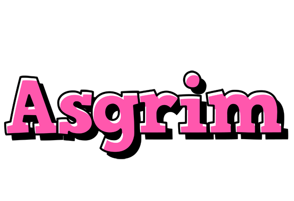 Asgrim girlish logo