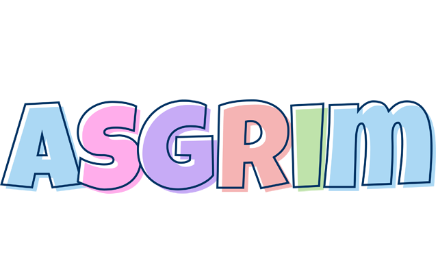 Asgrim pastel logo