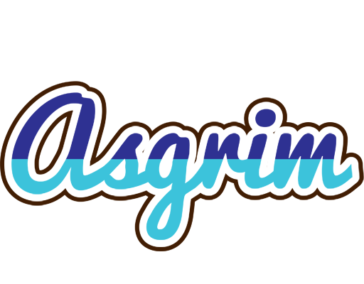 Asgrim raining logo