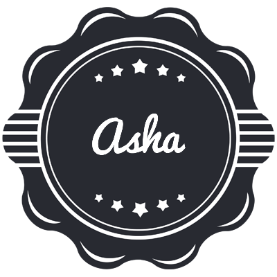 Asha badge logo