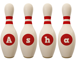 Asha bowling-pin logo