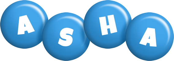 Asha candy-blue logo