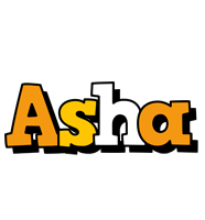 Asha cartoon logo