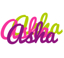 Asha flowers logo