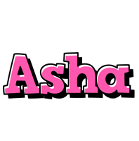 Asha girlish logo