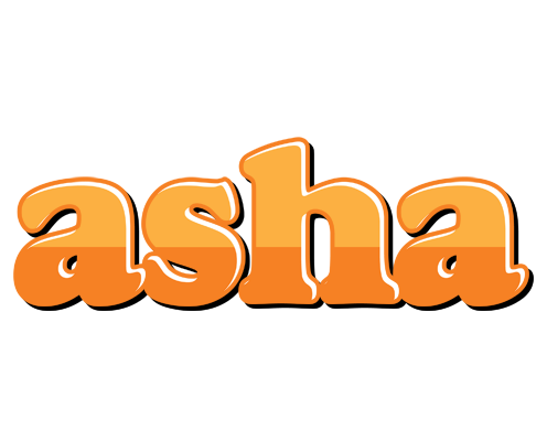 Asha orange logo
