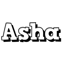 Asha snowing logo
