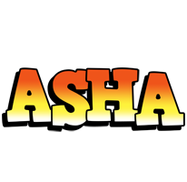 Asha sunset logo