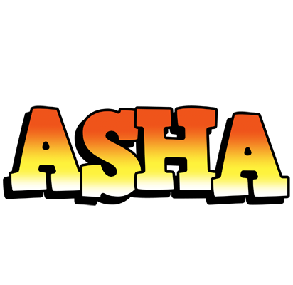 Asha sunset logo