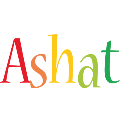 Ashat birthday logo