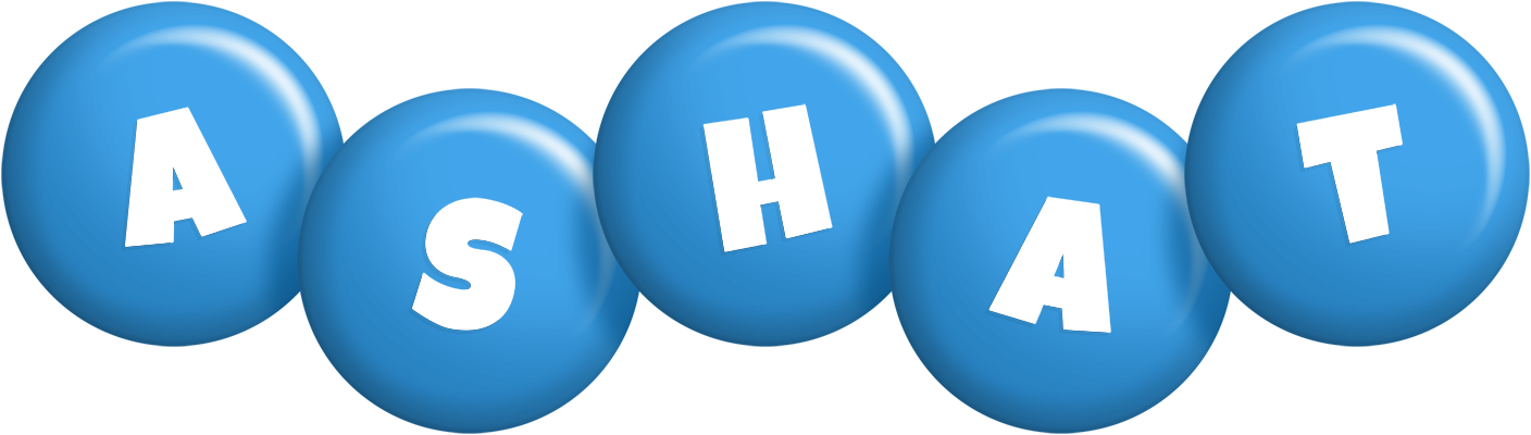 Ashat candy-blue logo