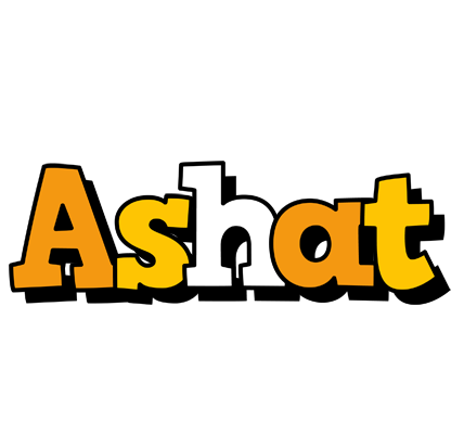 Ashat cartoon logo