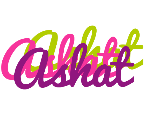Ashat flowers logo