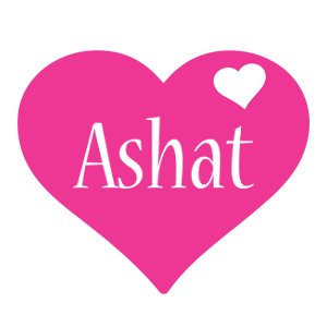 Ashat love-heart logo