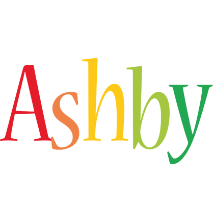 Ashby birthday logo