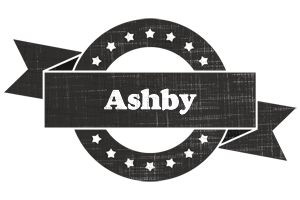 Ashby grunge logo