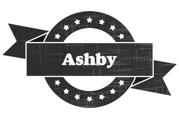 Ashby grunge logo
