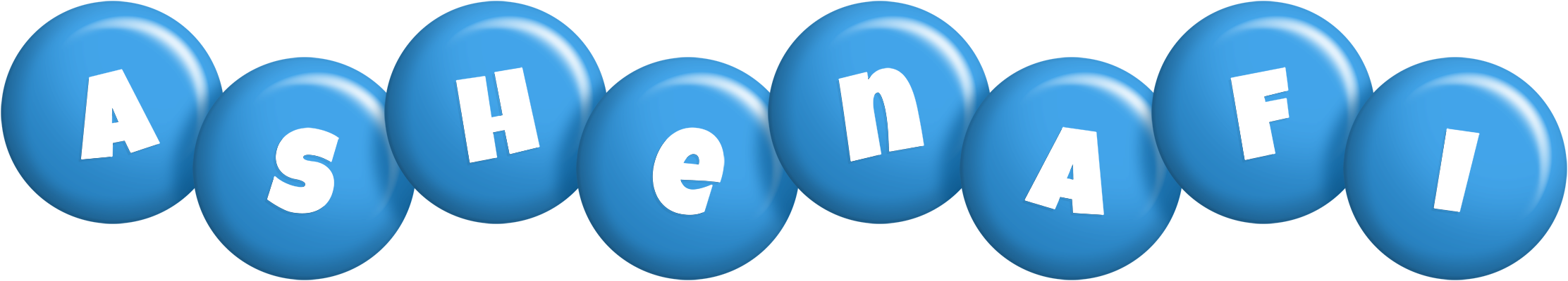 Ashenafi candy-blue logo