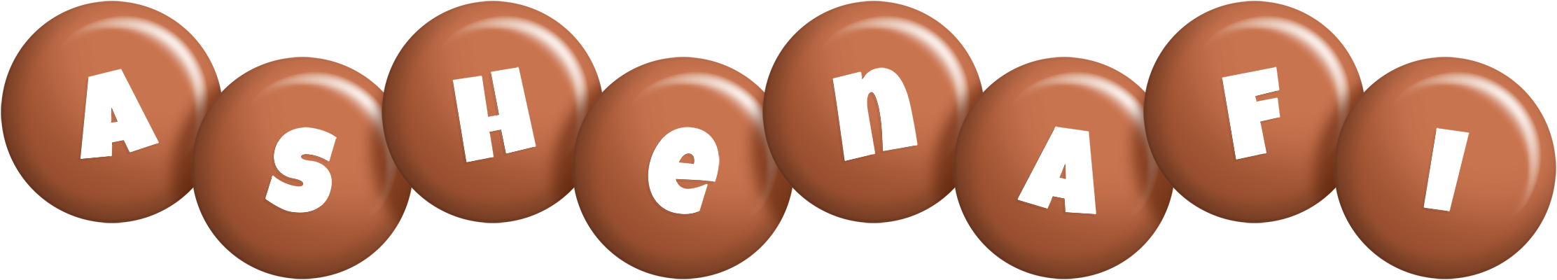 Ashenafi candy-brown logo