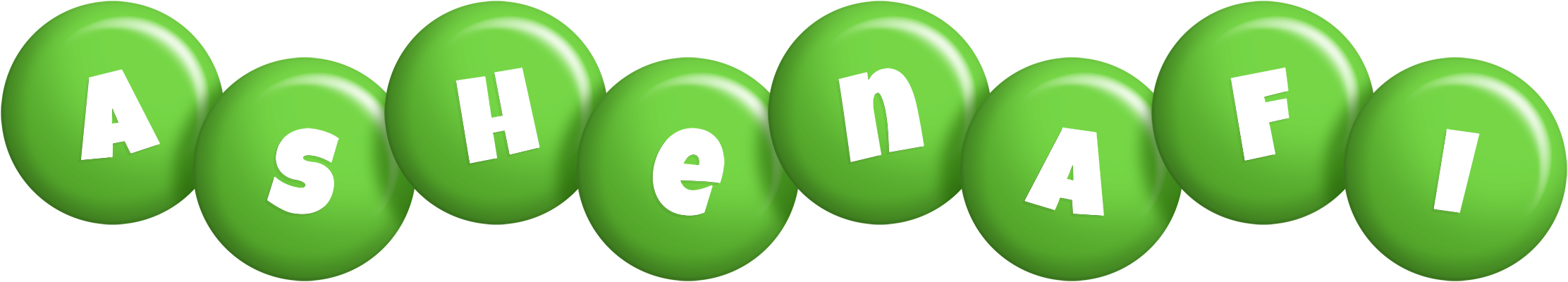 Ashenafi candy-green logo