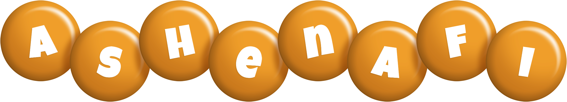 Ashenafi candy-orange logo
