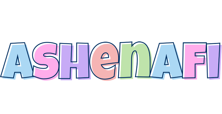 Ashenafi pastel logo