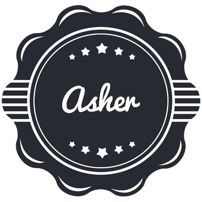Asher badge logo