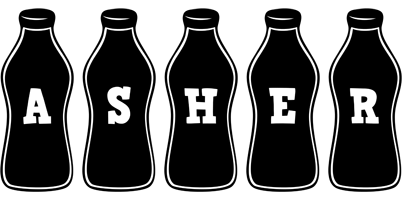 Asher bottle logo