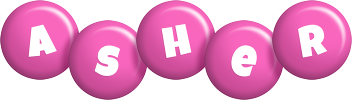 Asher candy-pink logo
