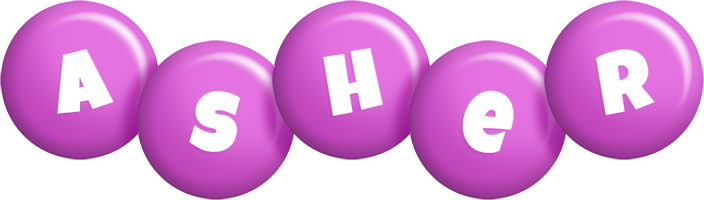 Asher candy-purple logo
