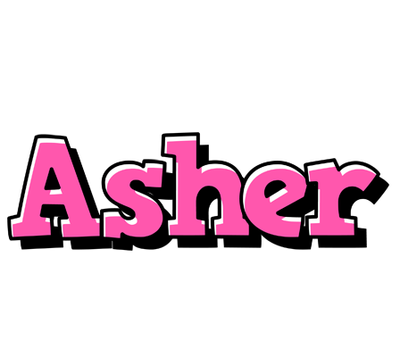 Asher girlish logo