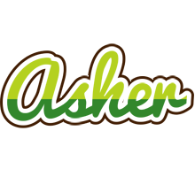 Asher golfing logo