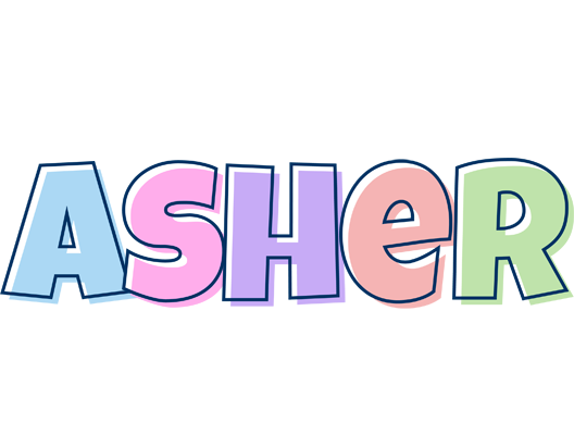 Asher pastel logo
