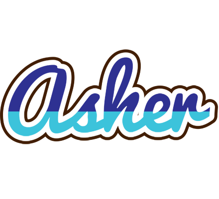 Asher raining logo