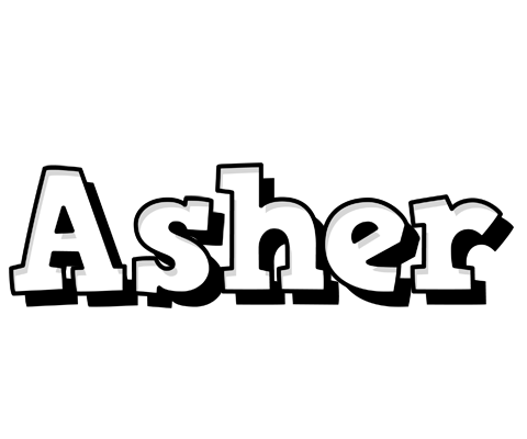 Asher snowing logo