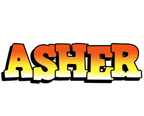 Asher sunset logo