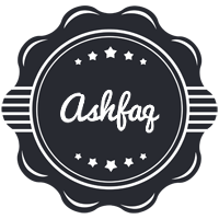 Ashfaq badge logo