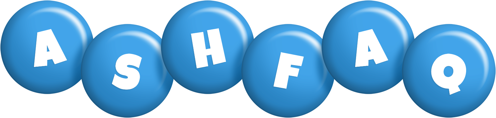 Ashfaq candy-blue logo