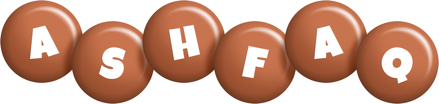 Ashfaq candy-brown logo